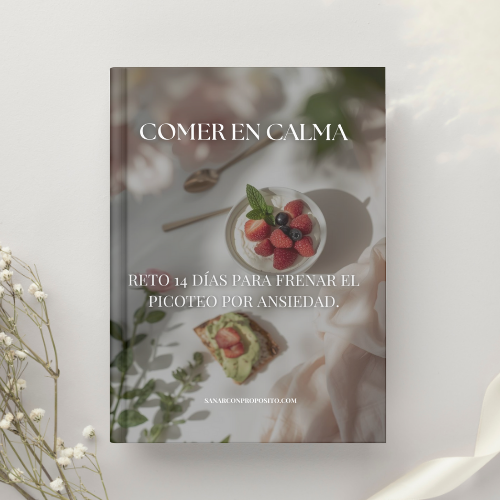PACK - Comer en calma 14 días + libro Ansiedad Cero + 4 BONOS